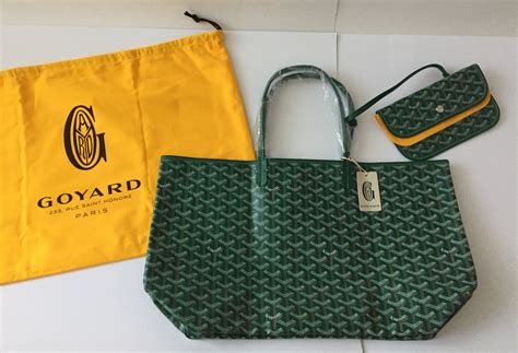 green goyard pm|goyard pm tote bag.